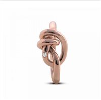 Anneau Rubinia Femme Nodi d'Amore in Or rosé Diamante 001 Ct AN17RBT - AN17RBT